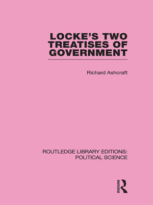cover image of Locke's Two Treatises of Government